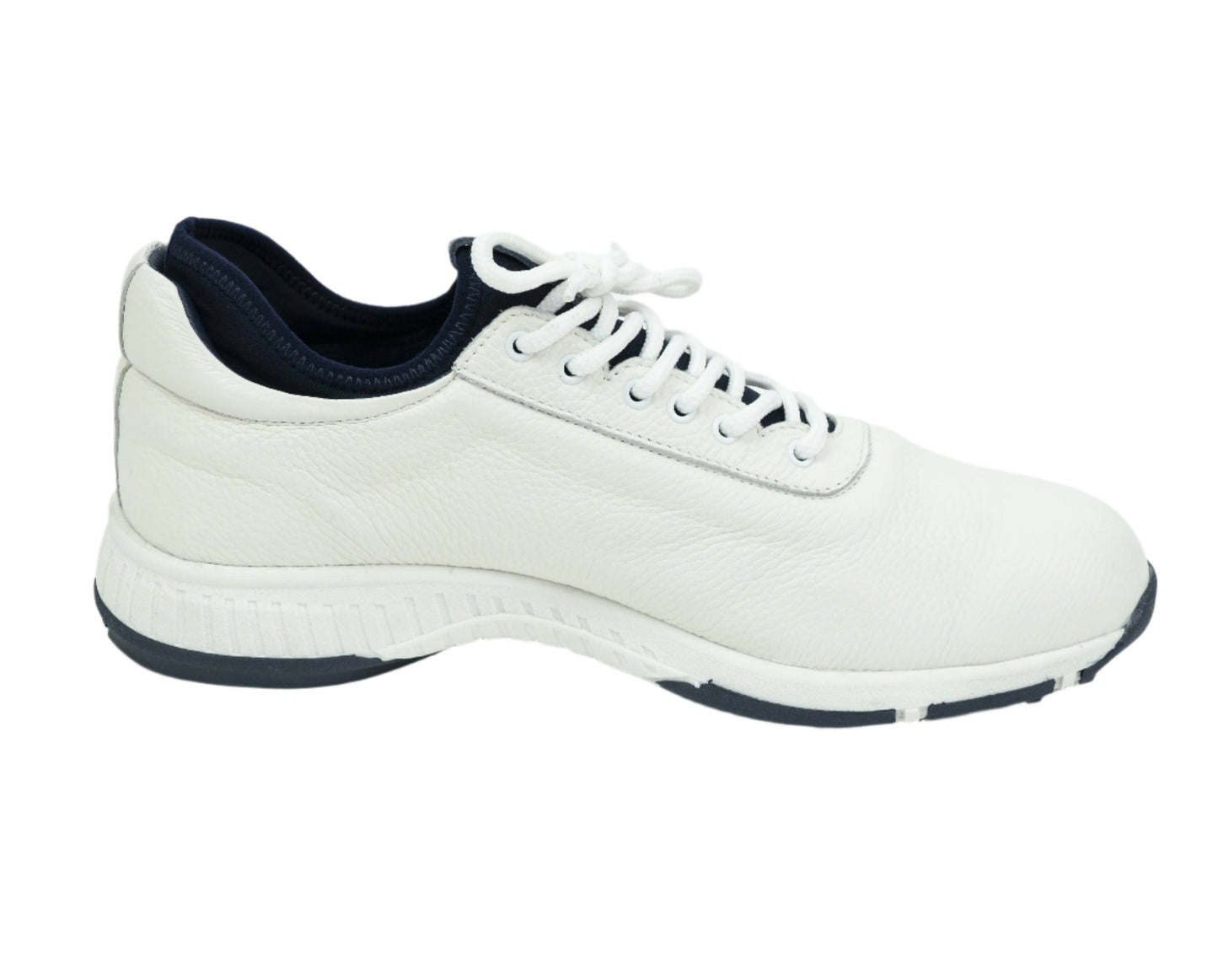 Men's Deerskin Ace Golf Shoes White & Navy