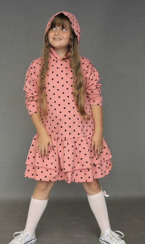 Little Girl's Hoodie Dress - Adorable, Fun and Comfortable Outfit