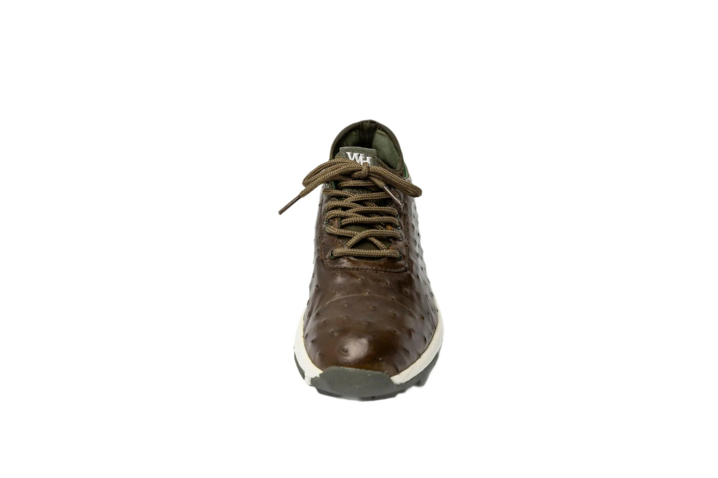 Men's Eagle - Ostrich Skin Golf Shoes in Olive