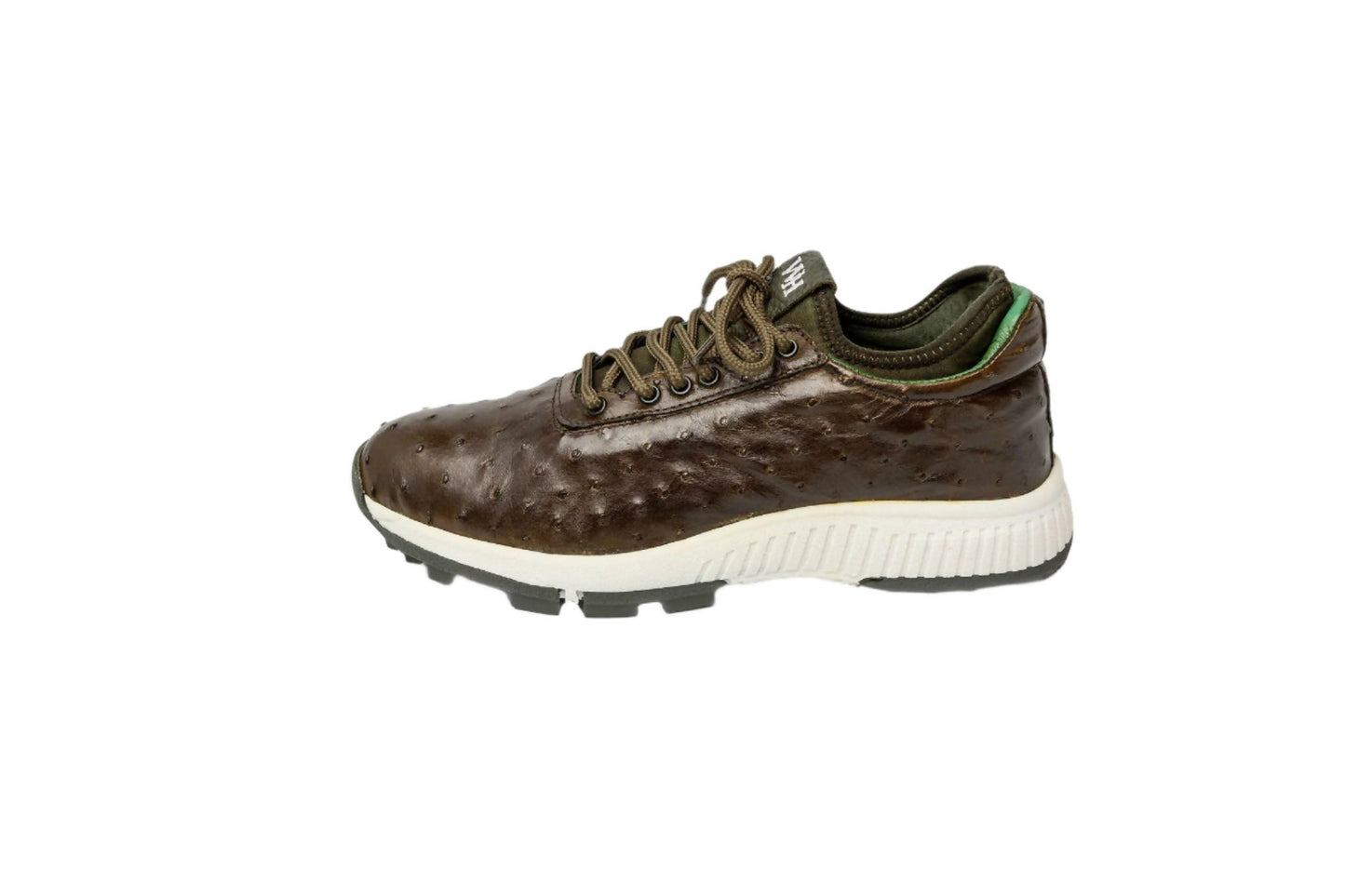 Men's Eagle - Ostrich Skin Golf Shoes in Olive