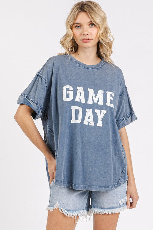 Camiseta de manga corta y cuello redondo GAME DAY de Mittoshop