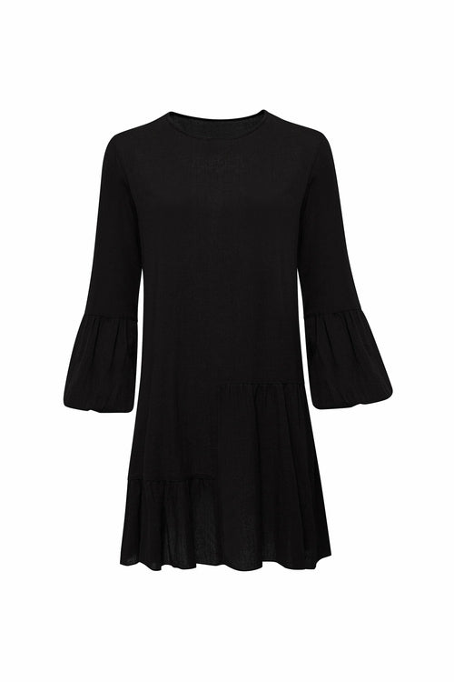 VESTIDO MINI GAIA - NEGRO