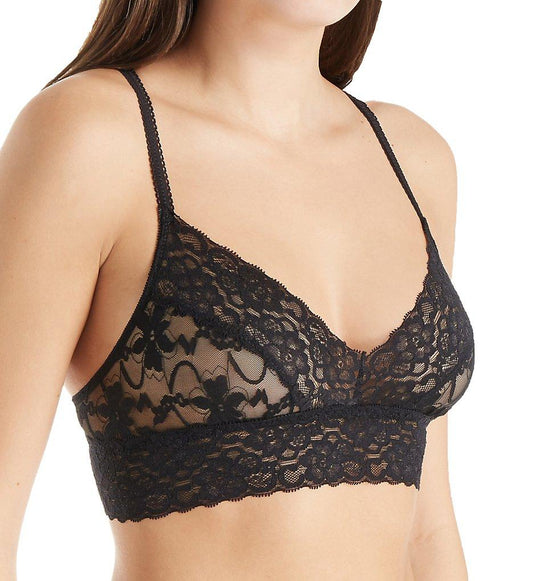 Bralette de encaje semitransparente