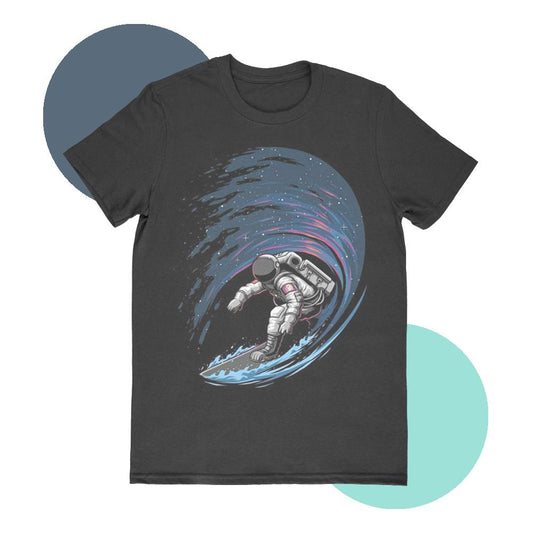 Camiseta de surf espacial