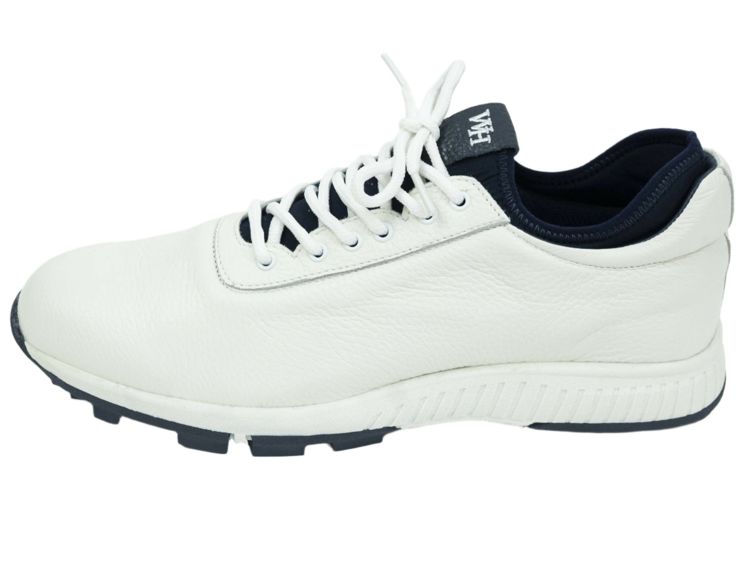 Men's Deerskin Ace Golf Shoes White & Navy