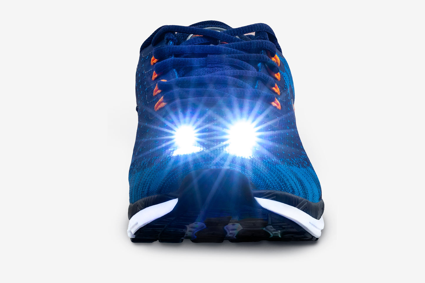 Zapatos para correr de noche para hombre con luces de seguridad incorporadas