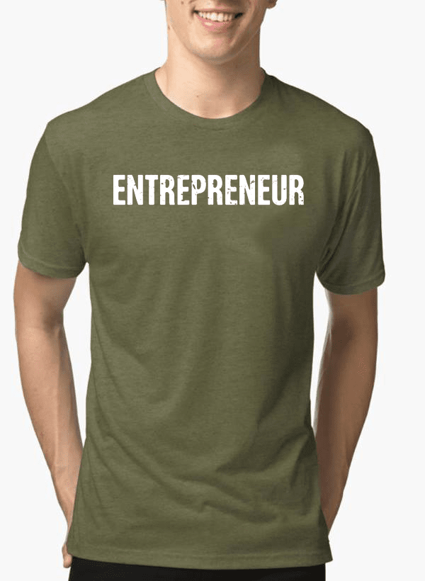 Camiseta de manga corta con efecto jaspeado de Entrepreneur