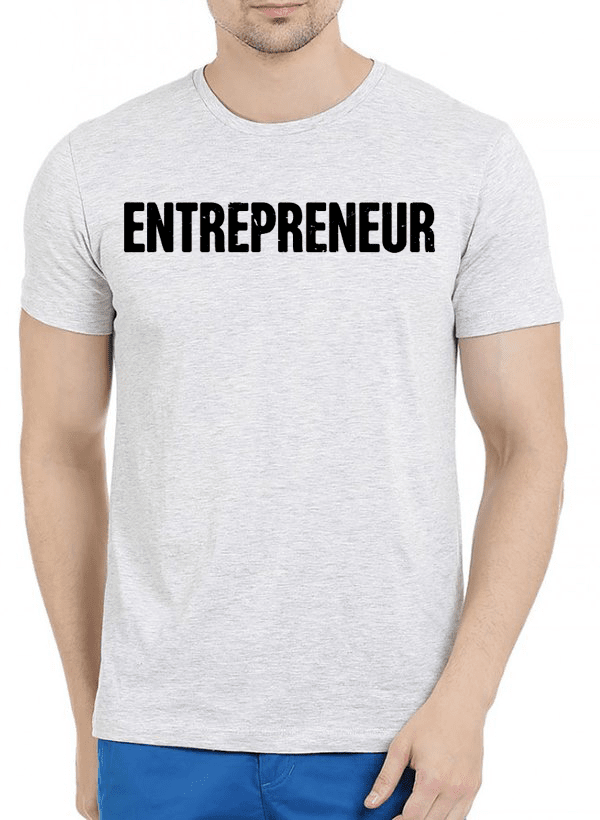 Camiseta de manga corta con efecto jaspeado de Entrepreneur