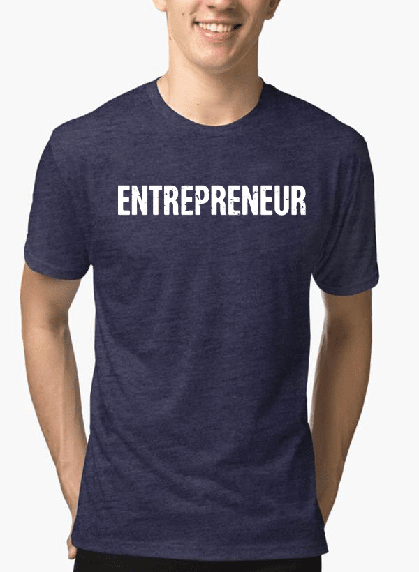 Camiseta de manga corta con efecto jaspeado de Entrepreneur