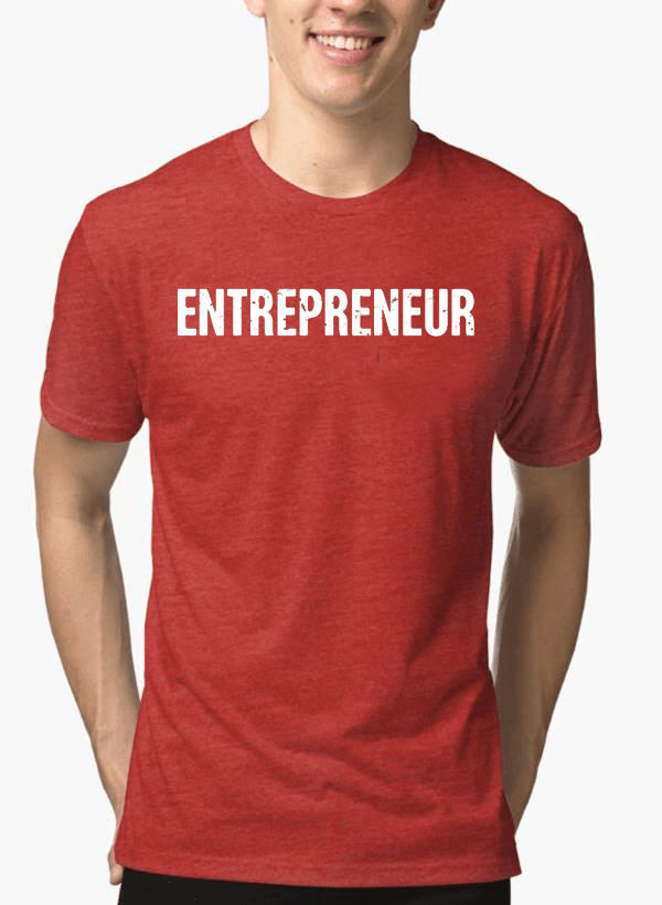 Camiseta de manga corta con efecto jaspeado de Entrepreneur