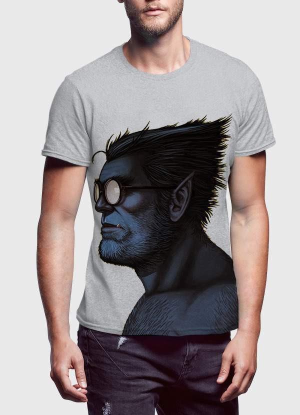 Camiseta con retrato de la bestia