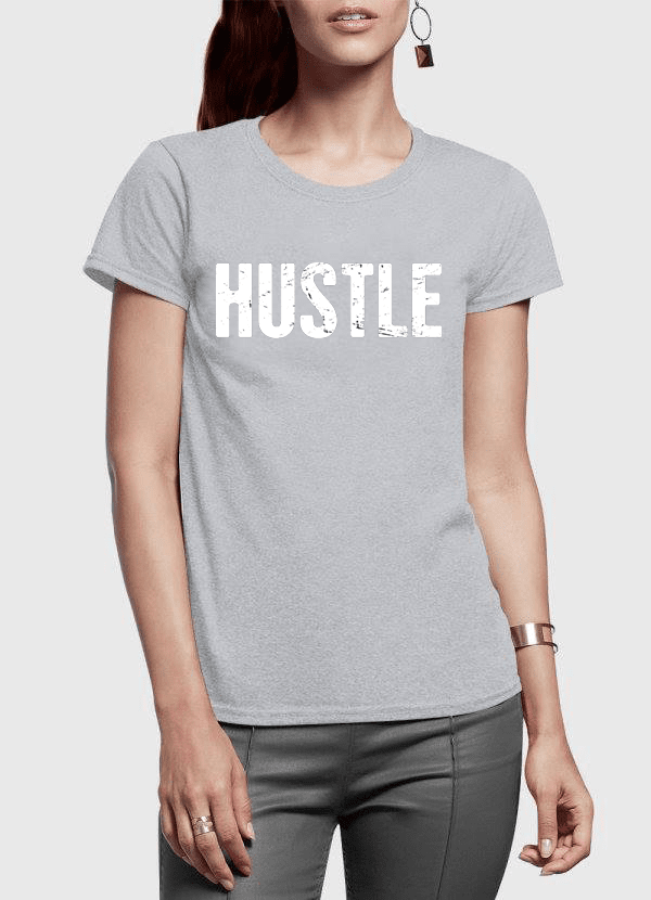 Camiseta de mujer Hustle de media manga